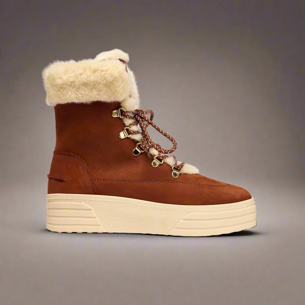 Abbie - Rust Nubuck Leather Boots