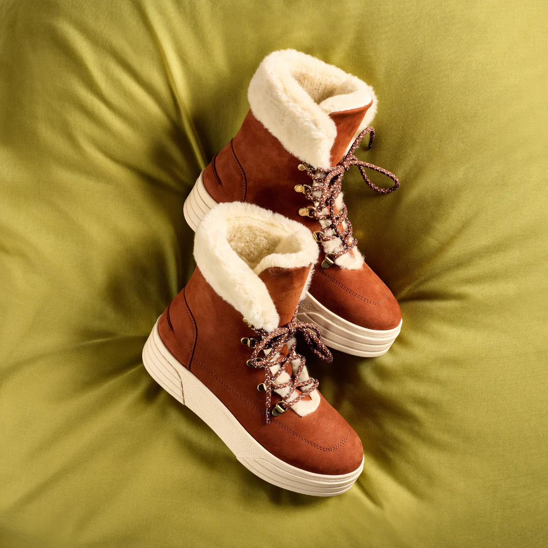 Abbie - Rust Nubuck Leather Boots - Image 2