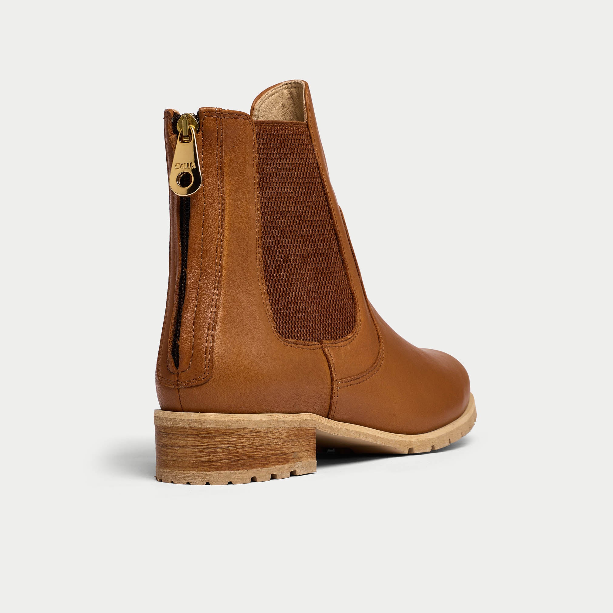 Alice - Tan Leather Boots - Image 3