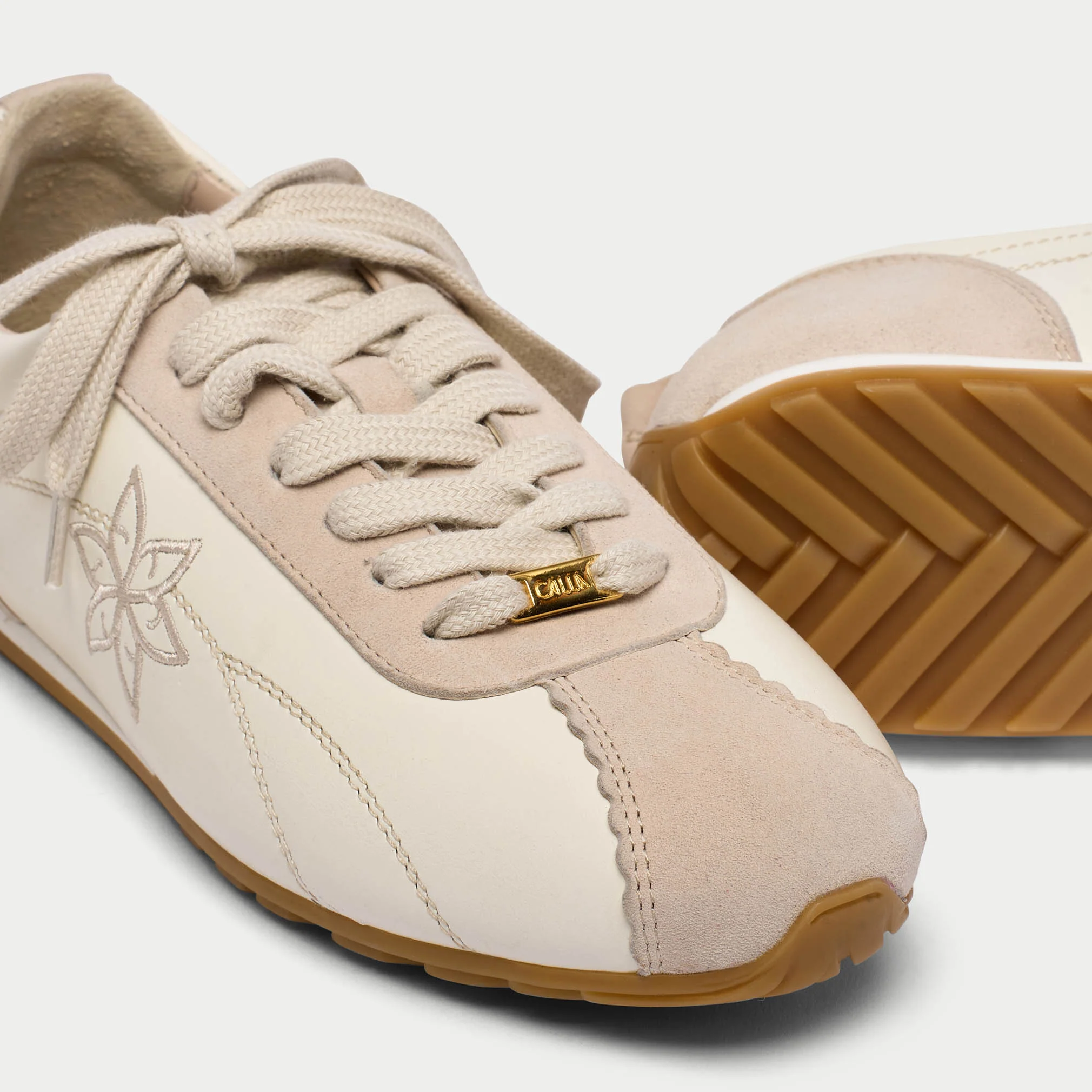 Aurora - Natural Oat Wide Fit Sneakers - Image 5