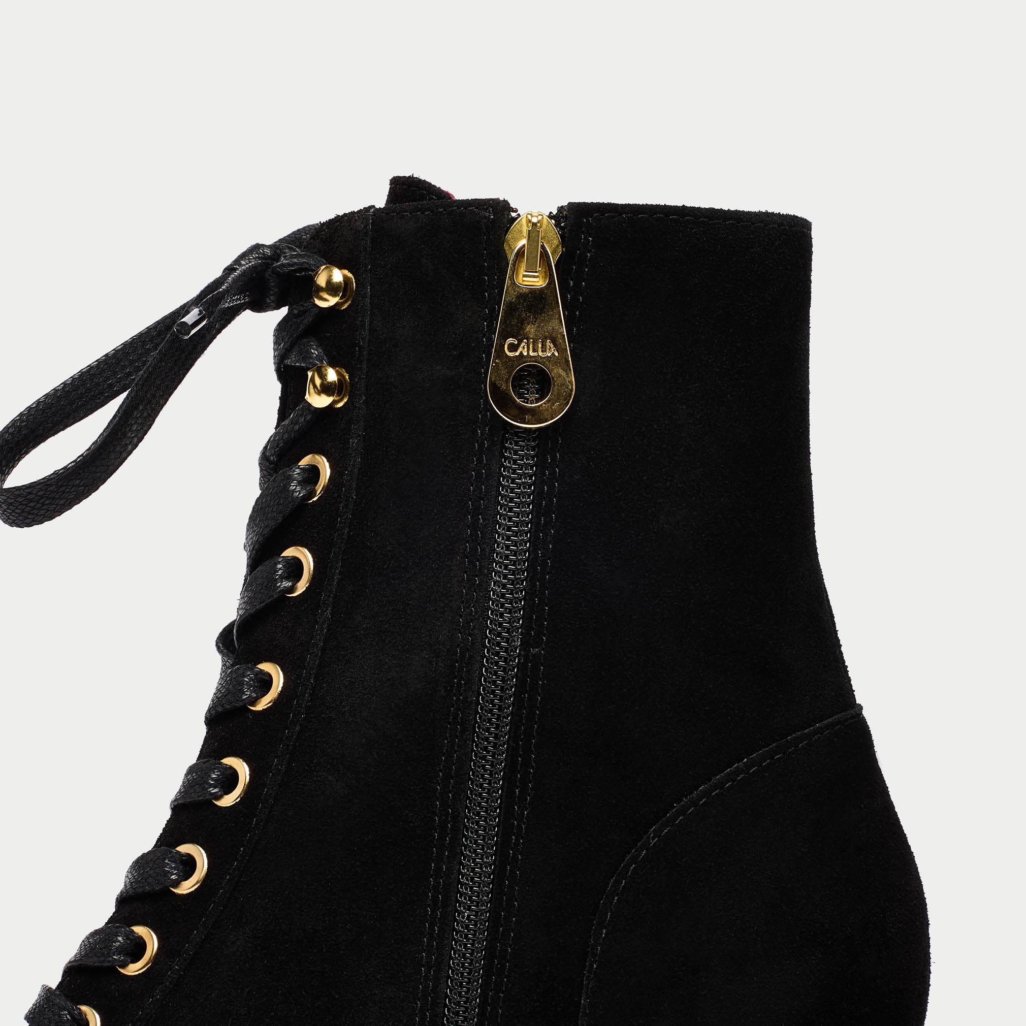 Cleo - Black Suede Boots - Image 3