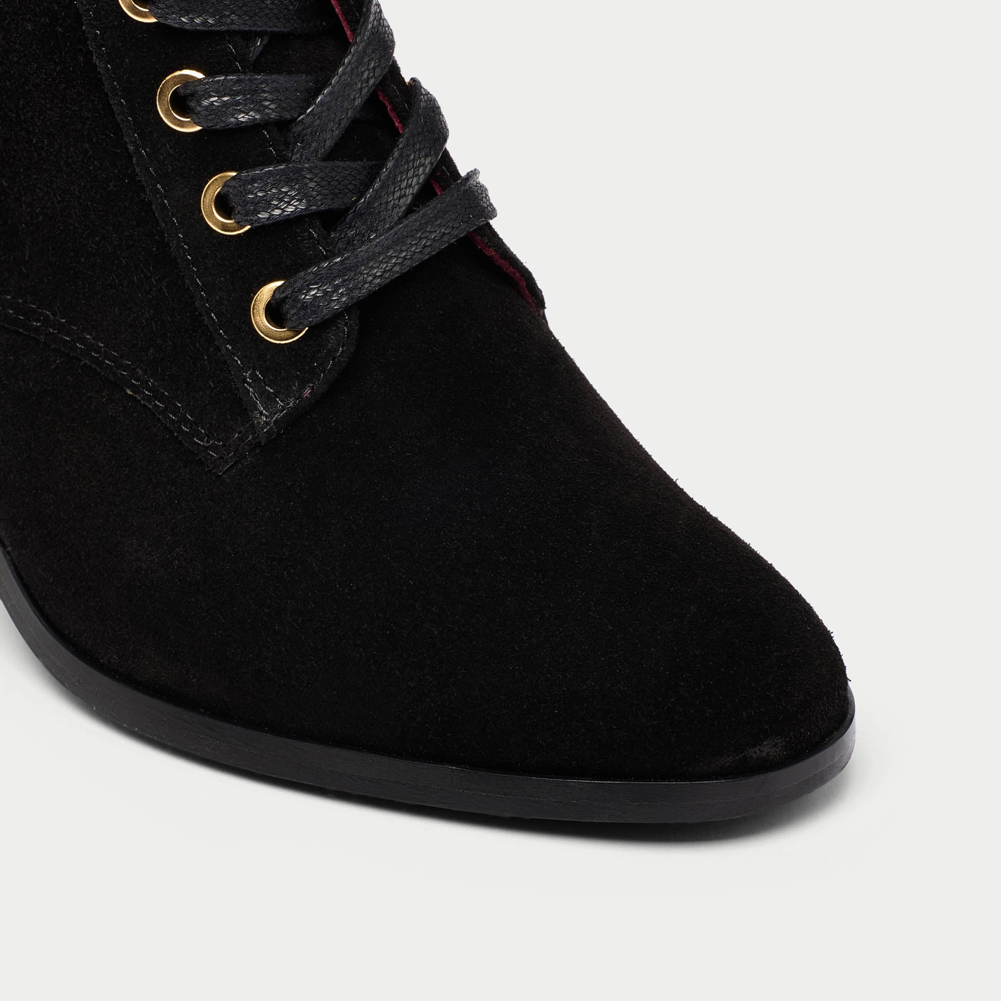 Cleo - Black Suede Boots - Image 4