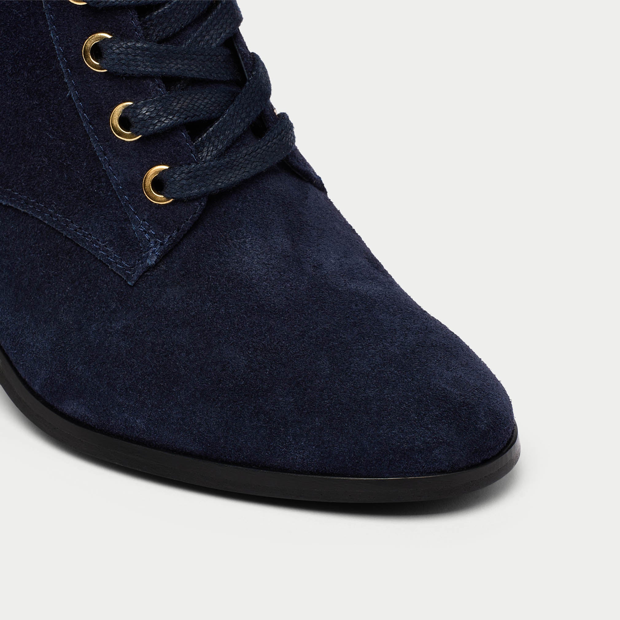Cleo - Navy Suede Boots - Image 6