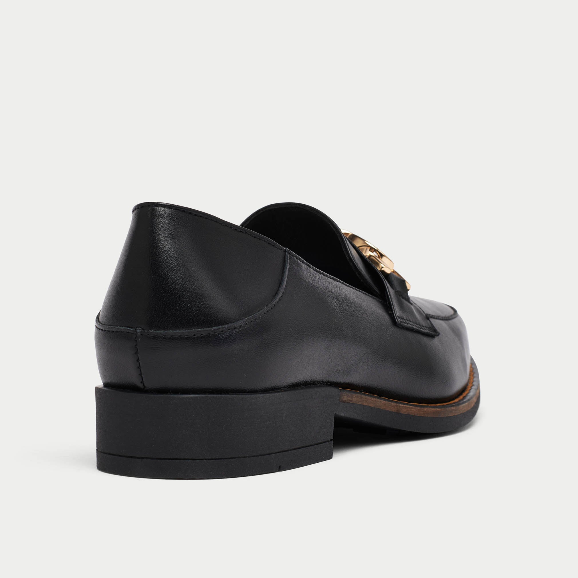 Lucille - Black Leather Loafers - Image 4