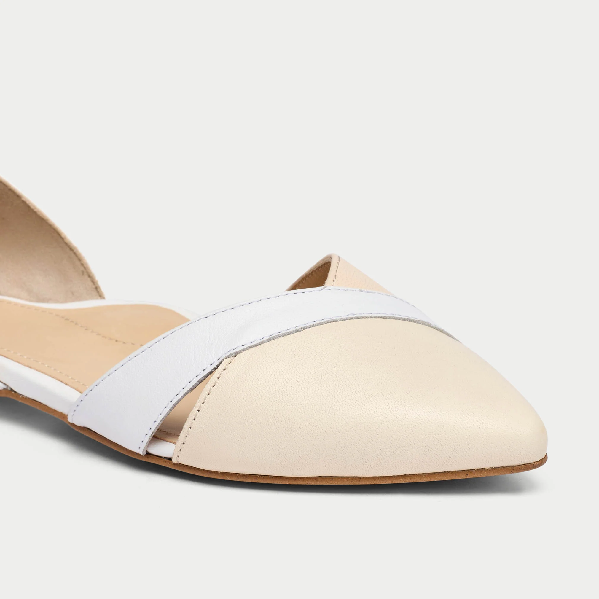 Maria - White Mix Flats - Image 5
