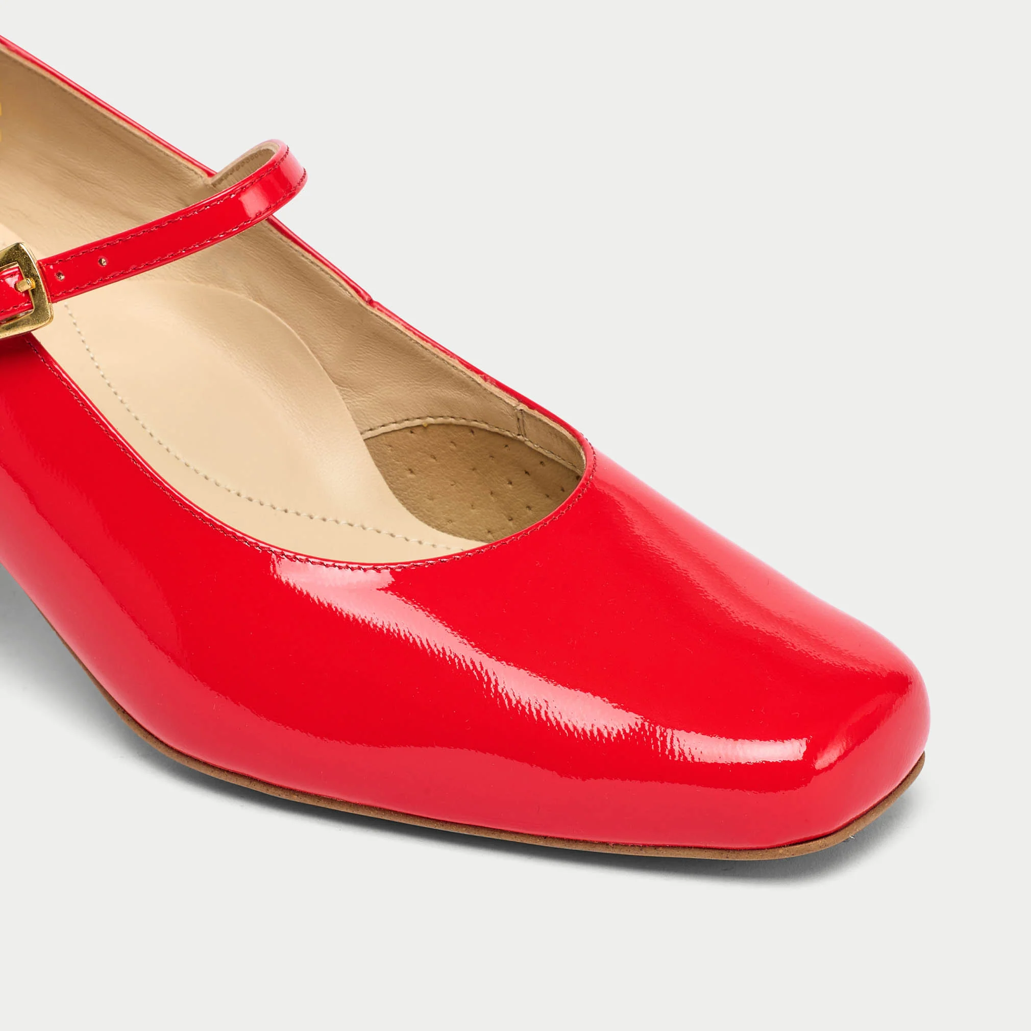 Mary Jane - Poppy Patent Leather Pumps - Image 5