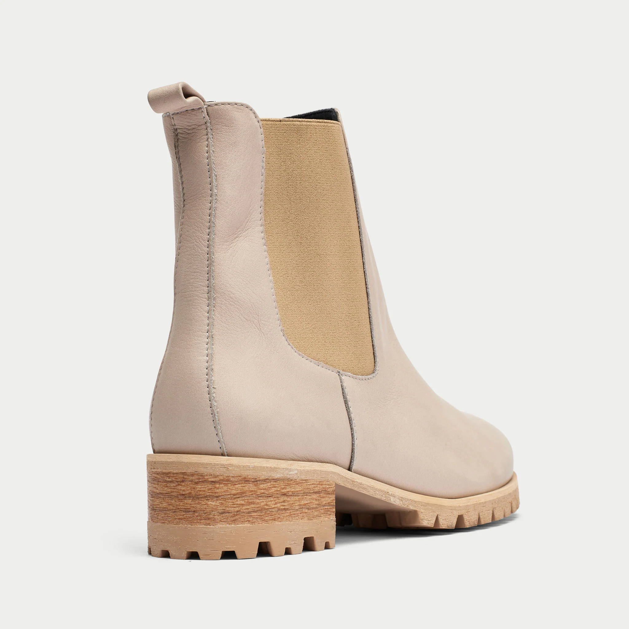 Miranda - Neutral Leather Boots - Image 6