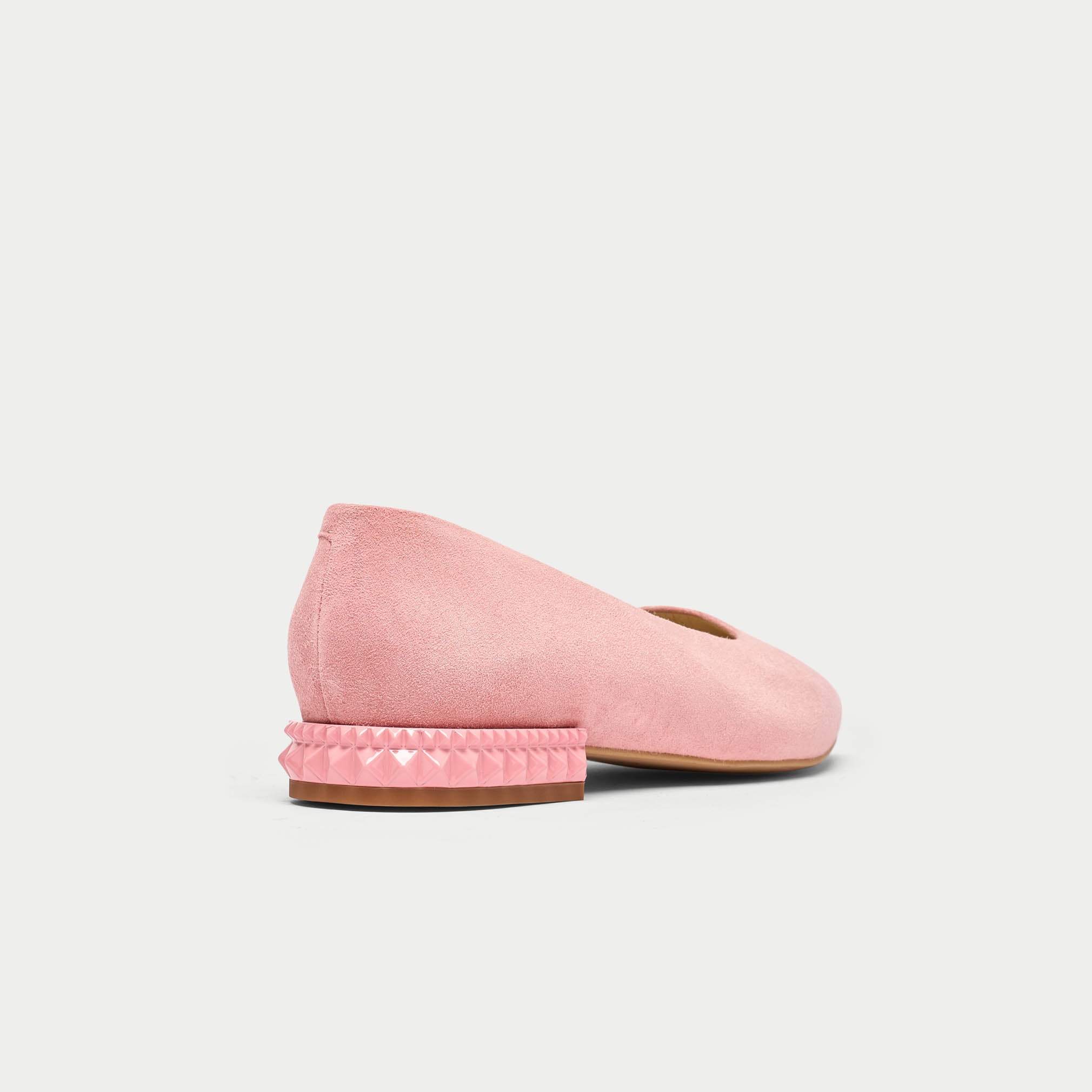 Pippa - Pink Suede Ballerinas - Image 6