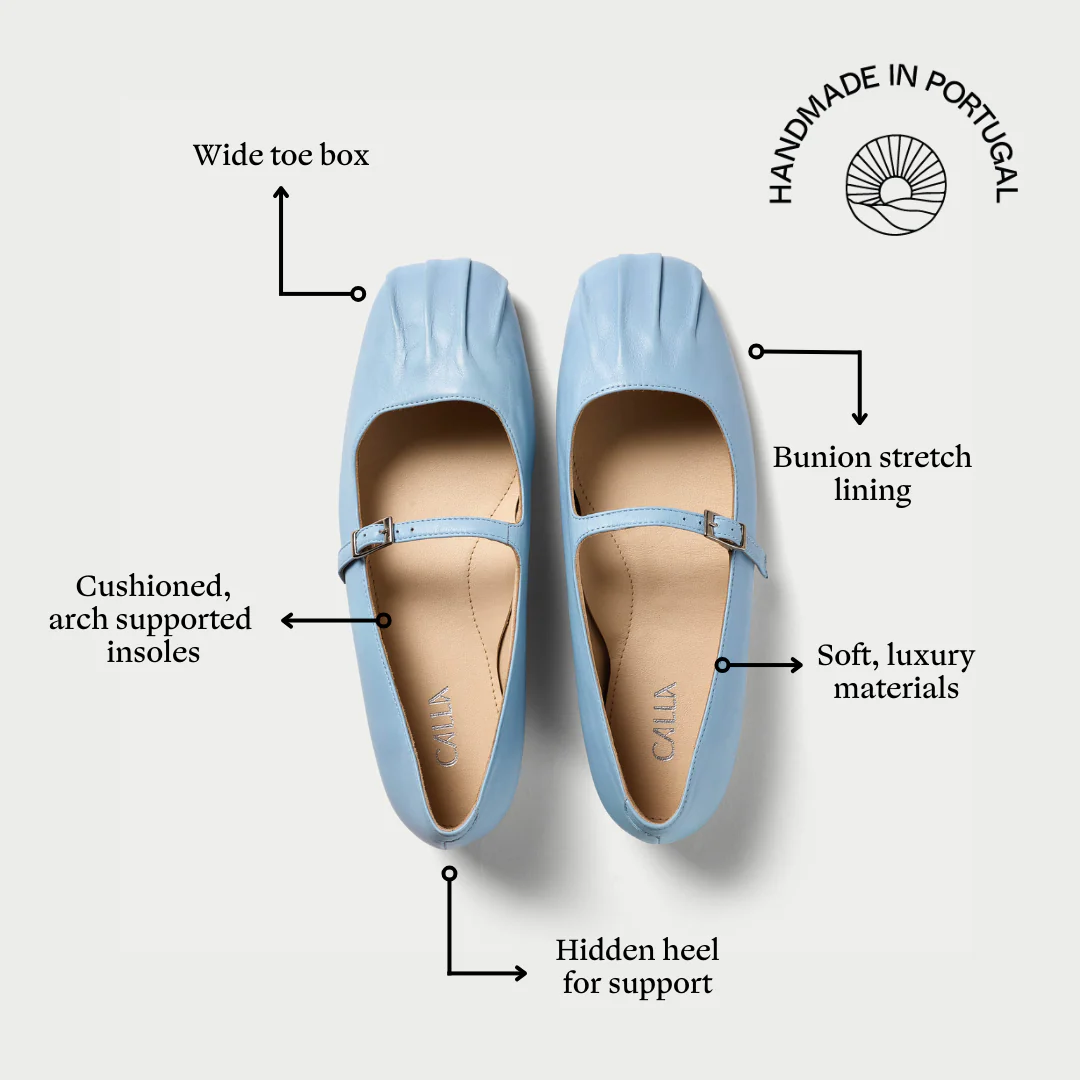 Rosemary - Baby Blue Ballerinas - Image 6