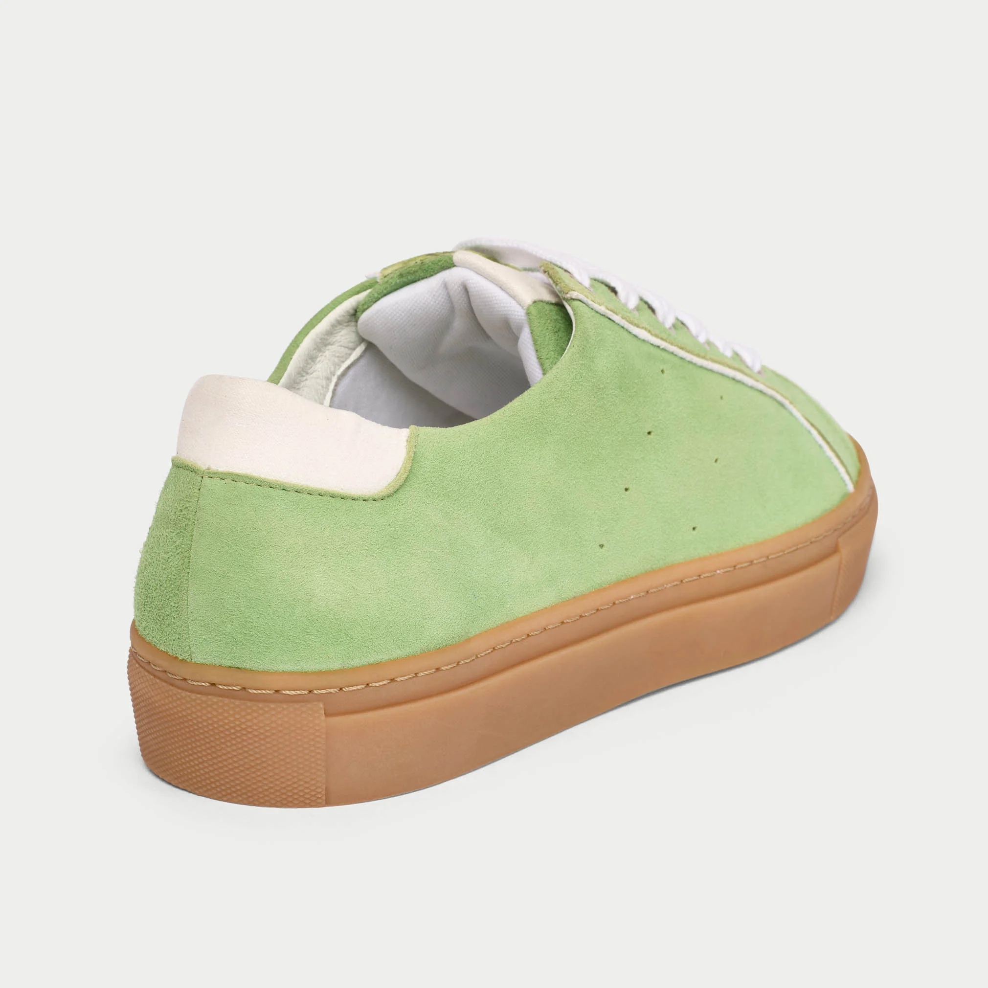 Star - Matcha Suede Wide Fit Sneakers - Image 6
