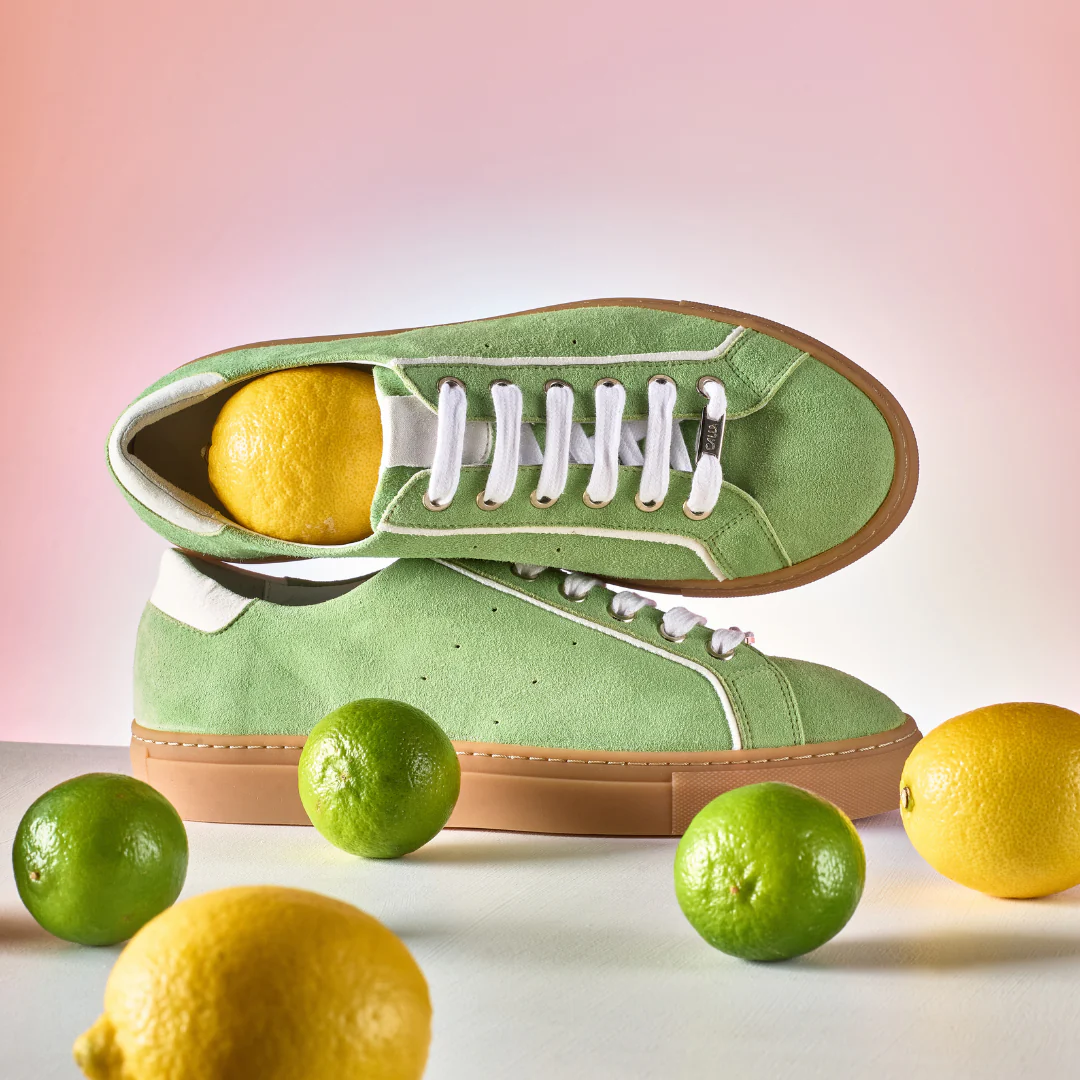 Star - Matcha Suede Wide Fit Sneakers - Image 8