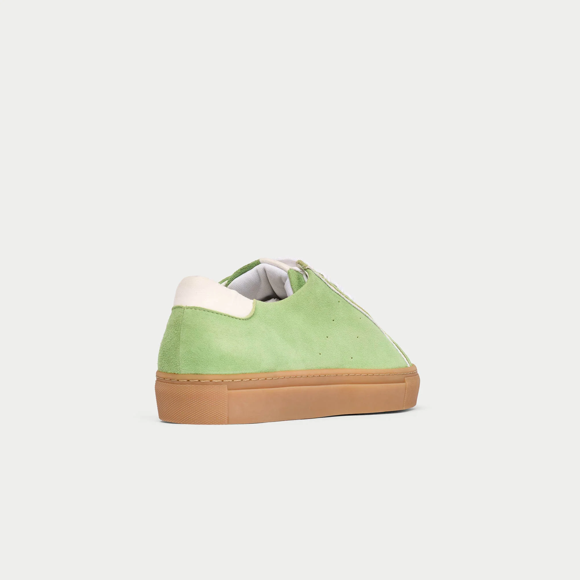 Star - Matcha Suede Wide Fit Sneakers - Image 9