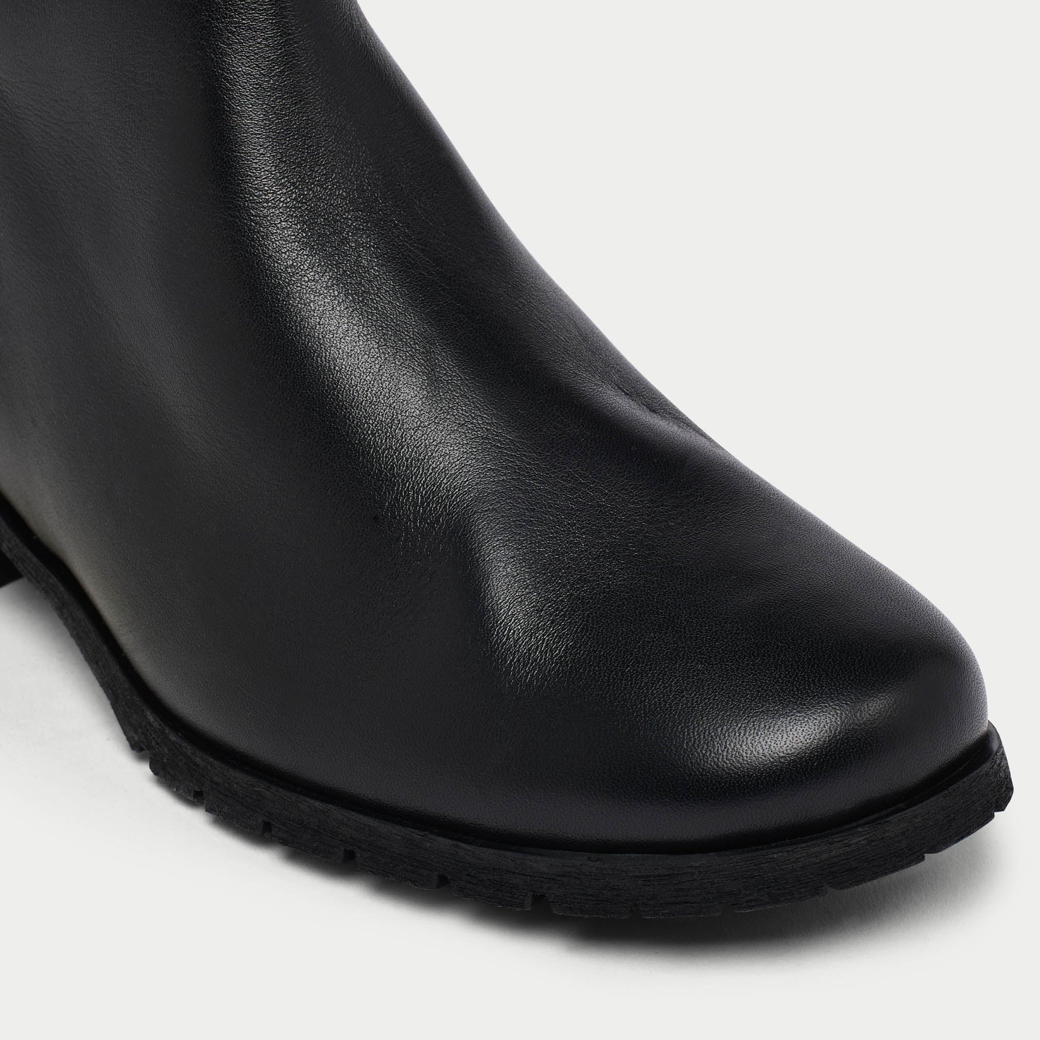 Sylvia - Black Leather Boots - Image 3
